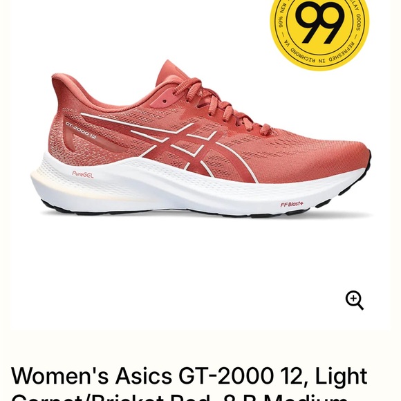 ASICS WOMEN’S GT-2000 12 WORN 2X - Picture 5 of 10